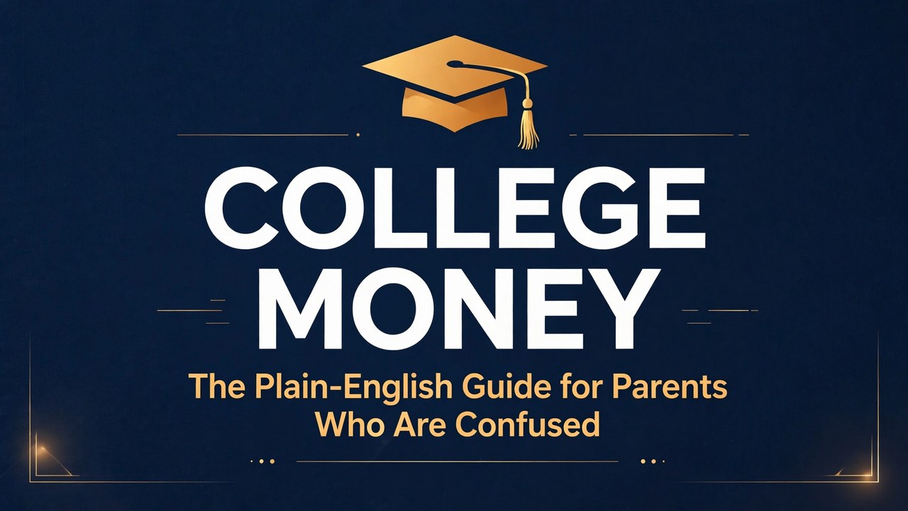 Cover of the free College Money guide — The Plain-English Guide for Parents Who Are Confused